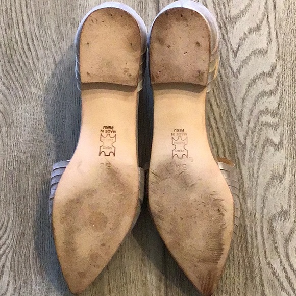 Huma Blanco woven Hollis Metallic Flat. EUC SZ 38 - Picture 5 of 6